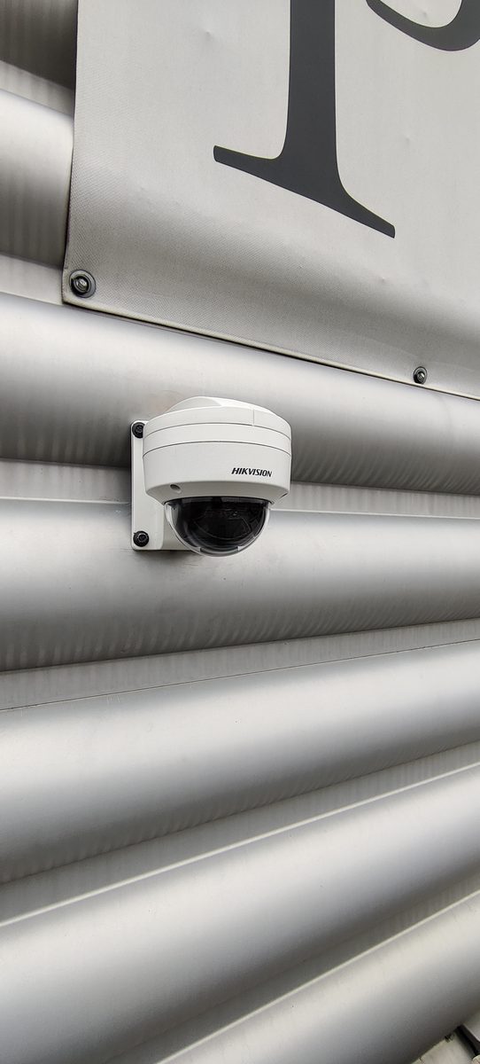 Kamera kopułkowa monitoring obiektu — Białystok